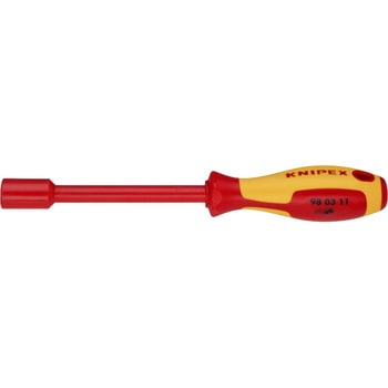 絶縁ナットドライバー 1000V KNIPEX(クニペックス)