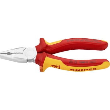 絶縁ペンチ 1000V クニペックス(KNIPEX) 【通販モノタロウ】