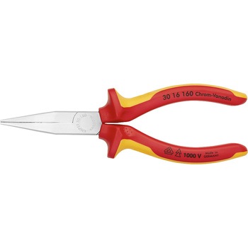 3016-160SB 絶縁ロングノーズプライヤー 1000V KNIPEX