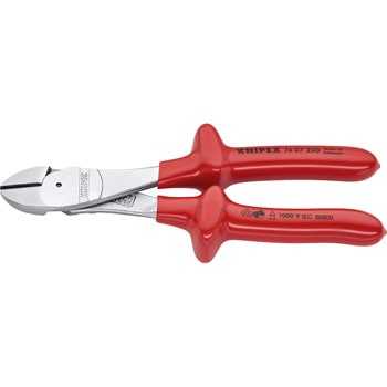 絶縁強力斜ニッパー 1000V KNIPEX(クニペックス)