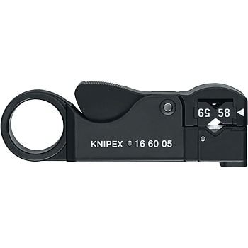 1660-05 同軸ケーブルストリッパー 1丁 クニペックス(KNIPEX) 【通販