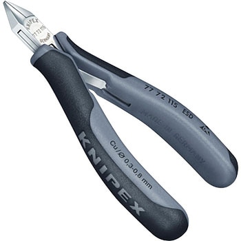 KNIPEX（クニペックス）7772-115ESD エレクトロニクスニッパー-