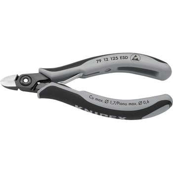 7912-125ESD ESD精密用ニッパー 1丁 クニペックス(KNIPEX) 【通販