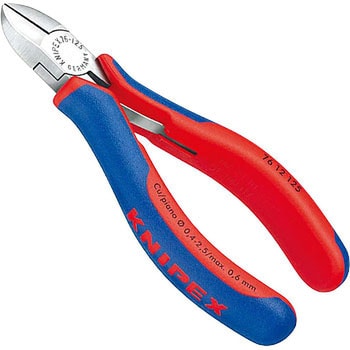 クニペックス KNIPEX 7612-125 エレクトロニクスニッパー-