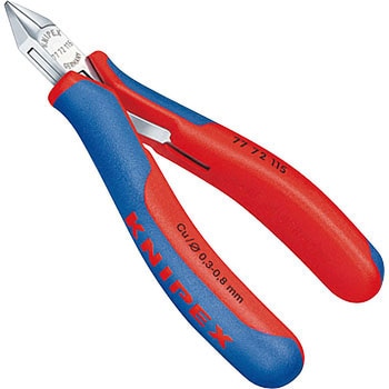 7772-115 エレクトロニクスニッパー 1丁 クニペックス(KNIPEX) 【通販