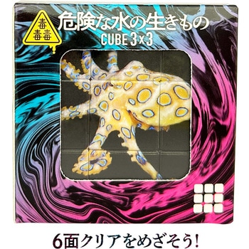 毒毒毒!危険な水の生きものCUBE 3×3 シルバーバック