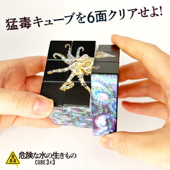 毒毒毒!危険な水の生きものCUBE 3×3 シルバーバック