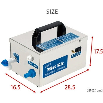 工場扇 ミストキットセット 壁掛け式 45cm羽根 ナカトミ