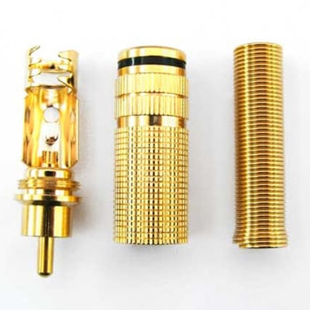 金メッキ仕様 RCAプラグ 共立電子産業
