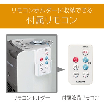 送風機能付ファンヒーター コイズミ