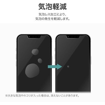 iPhone 16e/iPhone 14/iPhone 13 保護フィルム 光沢 指紋防止 MSソリューションズ