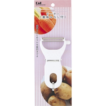 WELLNESS ピーラー(薬味おろし付) 貝印