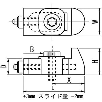アジャスターガイド可動式 ハヤシ
