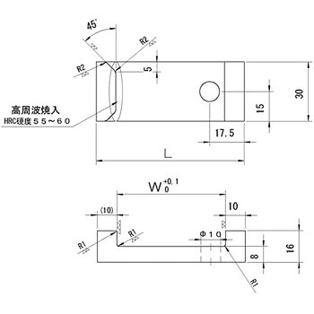 カム強制戻しフォロア(1穴タイプ) ノーブランド