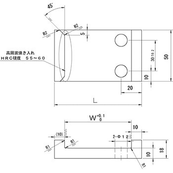 カム強制戻しフォロア(2穴タイプ) - ノーブランド