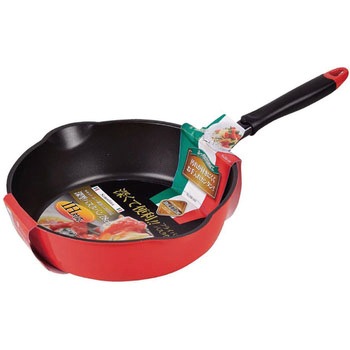 セモリナ ふっ素加工IH対応深型パスタパン パール金属