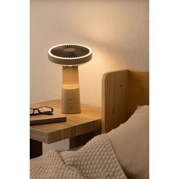 充電式LEDマルチポータブルファン スリーアップ