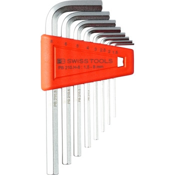 ホルダー付六角棒レンチセット(パックナシ) PB SWISS TOOLS