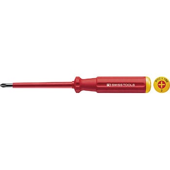 エレクトロ プラスドライバー 絶縁(台紙付) PB SWISS TOOLS(ピービースイスツールズ)
