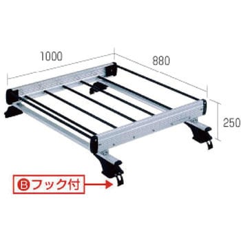 ルーフキャリア SBシリーズ ルーフレール固定タイプ ROCKY 【通販
