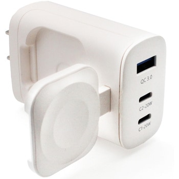4in1ACアダプター(アップルウオッチ対応)/WH クールモバイルカンパニー