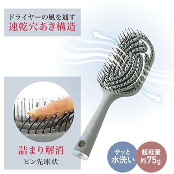 4in1 ヘアブラシ メイダイ