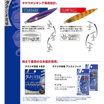 タチジギ道場 スローフォール MajorCraft