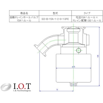 自動ドレインホールバルブ アイ・オー・テクノロジーズ