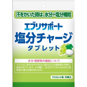 エブリサポート塩分チャージタブレット マスカット味 日本薬剤