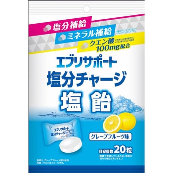 エブリサポート塩分チャージ塩飴 日本薬剤