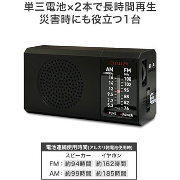 ハンディラジオ コンパクト aiwa(アイワ)