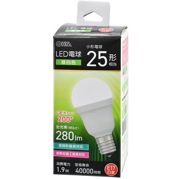 LED電球 E17 広配光 - オーム電機