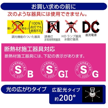 LED電球 E17 広配光 オーム電機