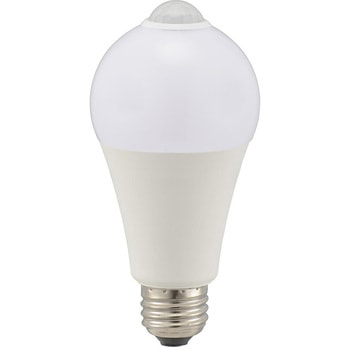 LED電球 E26 人感センサー 明暗センサー 消灯お知らせ機能付 自動点灯・自動消灯 オーム電機
