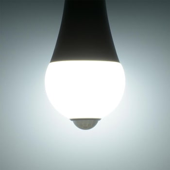 LED電球 E26 人感センサー 明暗センサー 消灯お知らせ機能付 自動点灯・自動消灯 オーム電機