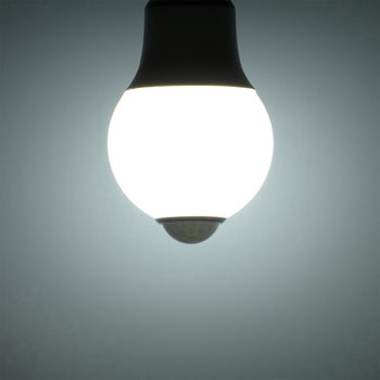 LED電球 E26 人感センサー 明暗センサー 消灯お知らせ機能付 自動点灯・自動消灯 オーム電機