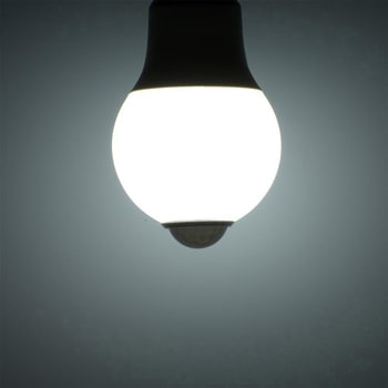 LED電球 E26 人感センサー 明暗センサー 消灯お知らせ機能付 自動点灯・自動消灯 オーム電機