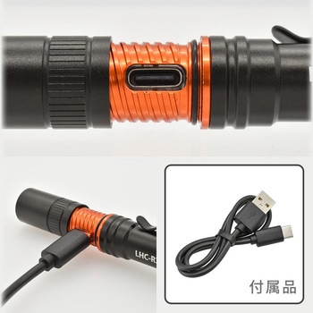 USB充電式 LEDペンライト 300lm IPX4 点滅モード付 FL1準拠 クリップ付 オーム電機