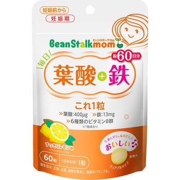 毎日葉酸プラス鉄これ1粒60g - 雪印ビーンスターク