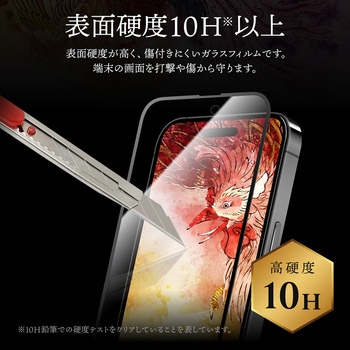 iPhone 15 Plus ガラスフィルム 「GOD GLASS 超凰神」 不壊 全面保護 ソフトフレーム ブルーライトカット GOD GLASS