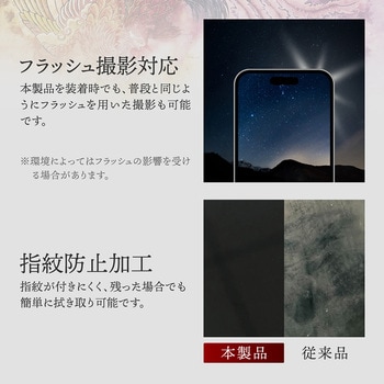 iPhone 15/iPhone 15 Plus レンズ保護ガラスフィルム「GOD GLASS 超凰神」 結塊 高透過約95% GOD GLASS