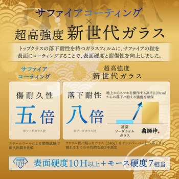 iPhone 15 ガラスフィルム 「GOD GLASS 覇獅神」 堅守 全面保護 ブルーライトカット GOD GLASS