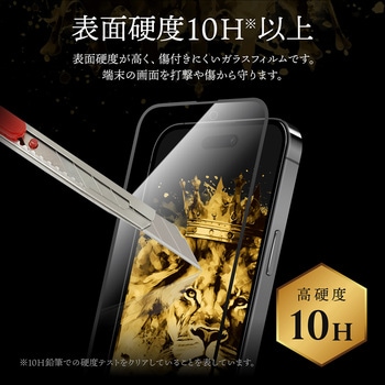 iPhone 15 ガラスフィルム 「GOD GLASS 覇獅神」 堅守 全面保護 ブルーライトカット GOD GLASS