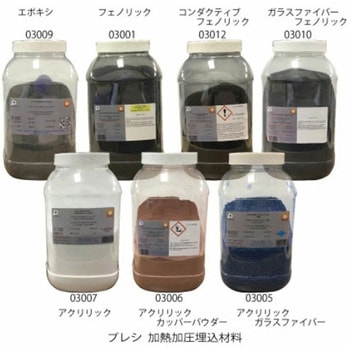 加熱加圧埋込樹脂 アクリリック    透明 PRESI