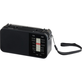USB充電もできるFM/AMポータブル充電ラジオ 東芝