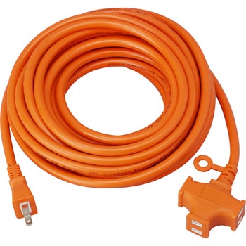 MEC-10O �����R�[�h �\�t�g�^�C�v  �����p ���m�^���E 3�� VCT 15A �I�����W�F �d������10m  MEC-10O 19279237