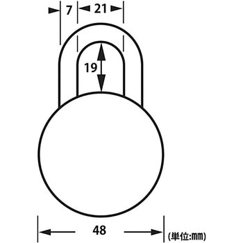 ダイヤル式南京錠 MasterLOCK