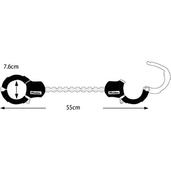 カフロック ロング Masterlock チェーン錠 ワイヤー錠 通販モノタロウ 90dps