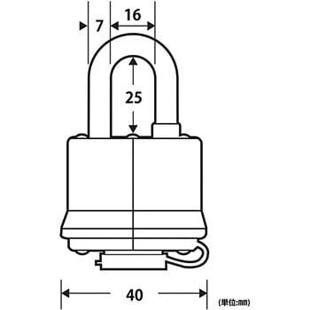 防塵タイプ南京錠 MasterLOCK