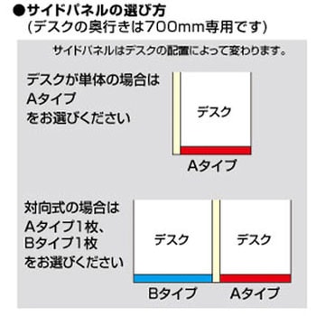 デスク用パーティション OUシリーズ(デスクパネル) サンワサプライ